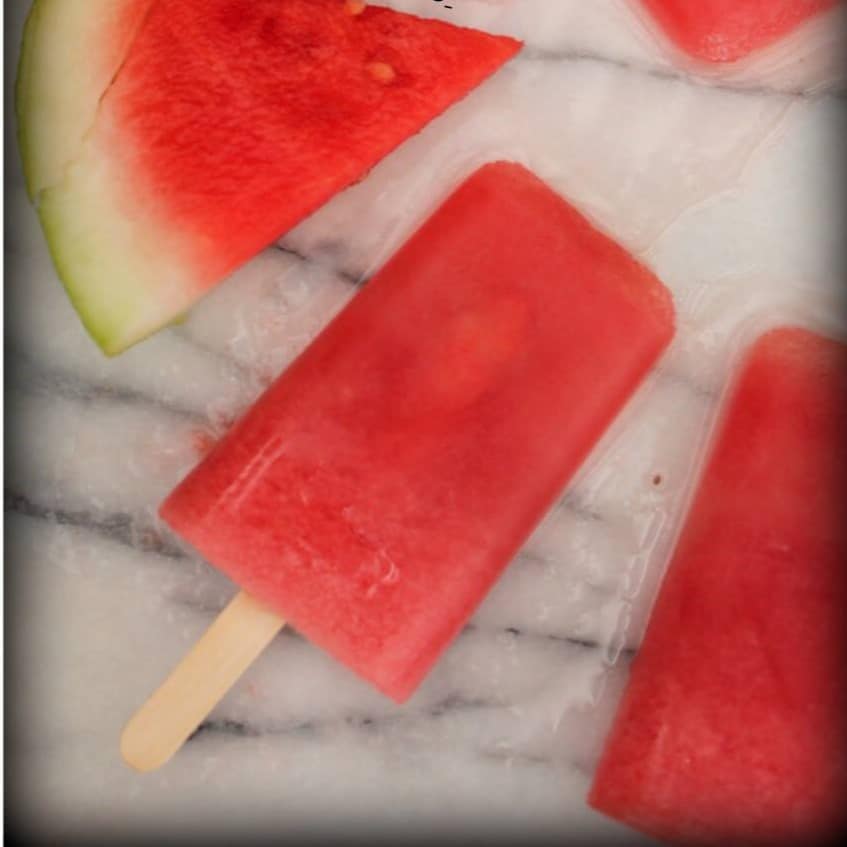 watermelon iced lollies